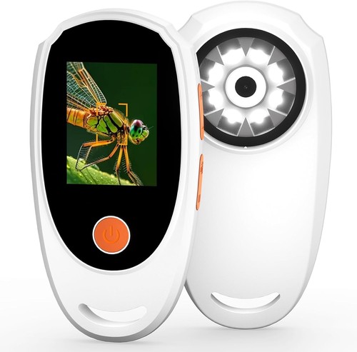 Microscopio Digital para Niños, Microscopio de Mano con Pantalla IPS de 2.0", 500X, 8 Ajustables - Imagen 9 de 13