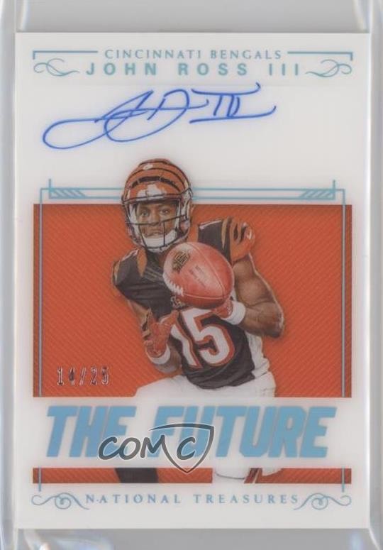 2017 Panini National Treasures The Future 14/25 John Ross III Rookie RC mq7