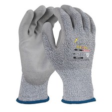 Hantex HX5PU Cut Resistant Level 5 High Dexterity Lightweight PU Palm Gloves
