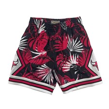 Chicago Bulls NBA Mitchell & Ness Neon Tropical Swingman Shorts-XL