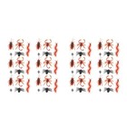 2 Pack Halloween Decorations Small Plastic Animals Fake Bugs Prank