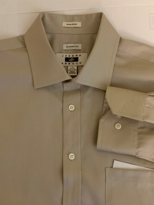 P-019, JOSEPH ABBOUD SHIRT, 16 X 32-33, 100% COTTON, MADE IN INDONESIA