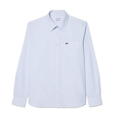 Lacoste Regular Fit Striped Oxford Shirt Blue / White