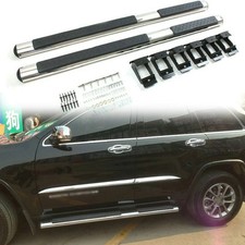 2PCS Side Steps Nerf Running Boards Fits For Jeep Grand Cherokee WK2 2011-2021