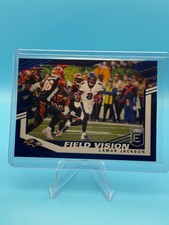 2020 Donruss Elite Lamar Jackson #2 Field Vision Blue 10/10 Ravens SSP