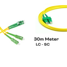 1M-100M OS2 APC Patch cord custom length/connector FREE NEXT DAY DELIVERY lot