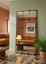 Large Antique Framed Mirror, 170cm X 80cm