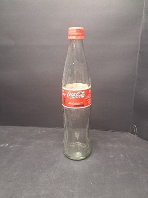    1996 Coca Cola Germany empty glass bottle W Cap 0,5 L Great Coke Decor   