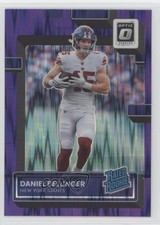 2022 Panini Donruss Optic Rated Rookie Purple Shock Prizm Daniel Bellinger 1ao0