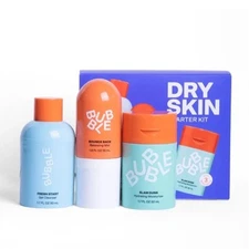 Bubble Skincare Hydration Kit – Cleanser, Toner & Moisturizer – BOGO Deal