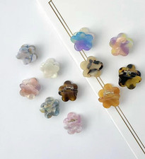 2.4cm Mini Flower-shaped Acetate Claw Clips Cute Geometric Hair Claw Clip