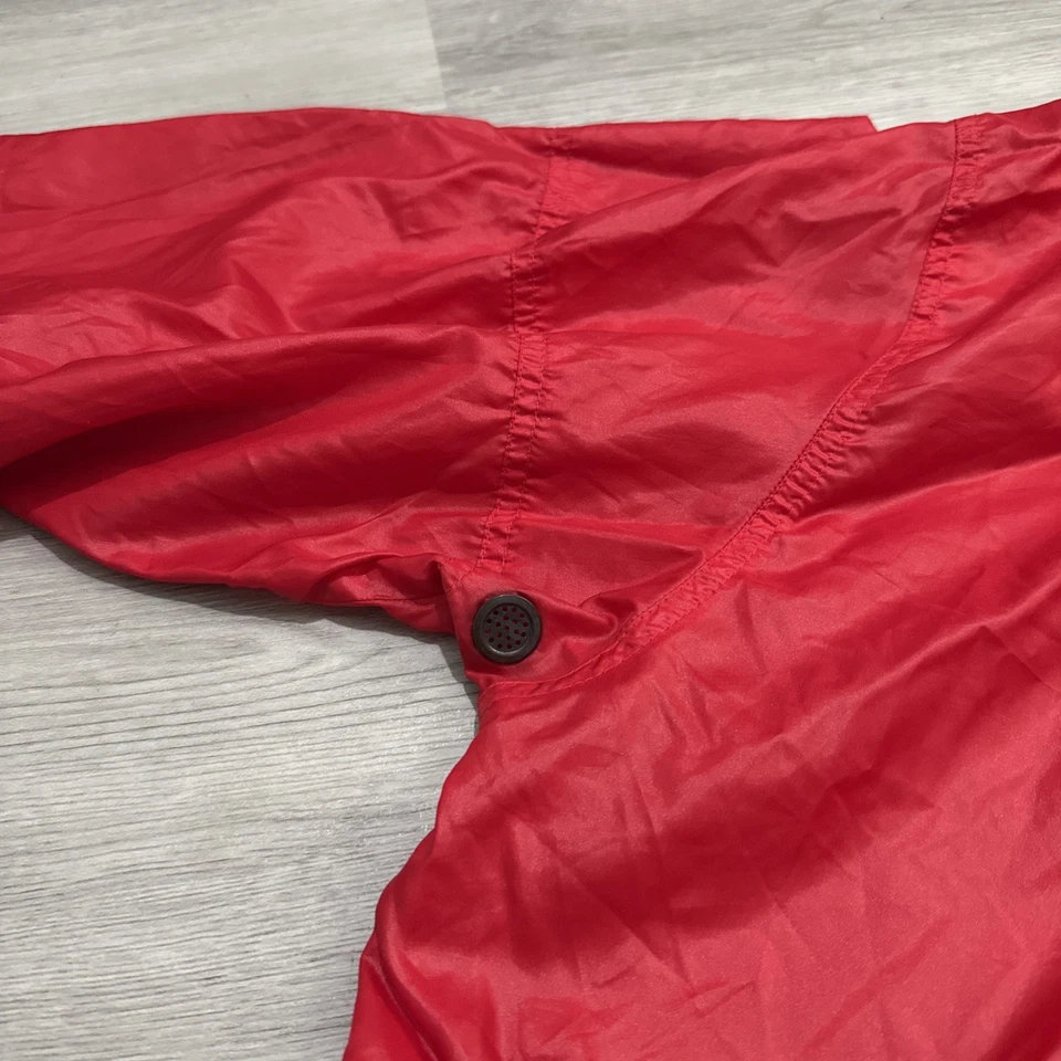 Chaqueta cortavientos suéter con capucha cremallera 1/4 vintage Izod Lacoste talla XL bolsa  Foto 3 de 4