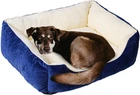Orthopedic Dog Bed 31.5x24" with Bolstered Sides & Slip-Resistant Base