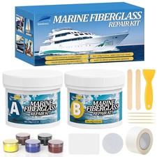 Fiberglass Boat Repair Kit Marine Gel Coat Patch Kit for Boat Repairs
