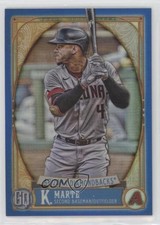 2021 Topps Gypsy Queen Box Topper Chrome Blue Refractor 25/99 Ketel Marte 0eo6