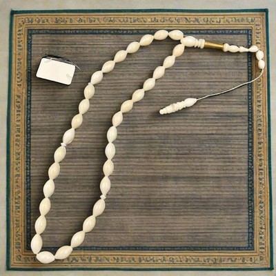 Handmade Camel Bone Rosary - 33 Prayer Beads Tasbih - Islamic Misbaha Sufi Gift