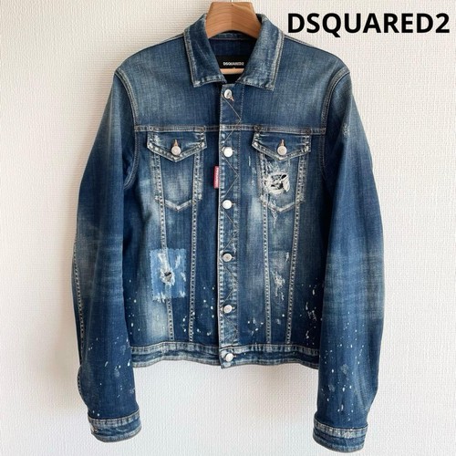 Dsquared2, Dsquared2 Classic Denim Jacket Men’s L Blue Casual Vintage