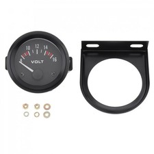 52mm Voltage Gauge LED Light 8~16V Voltmeter Panel Meter For Car High Quality
