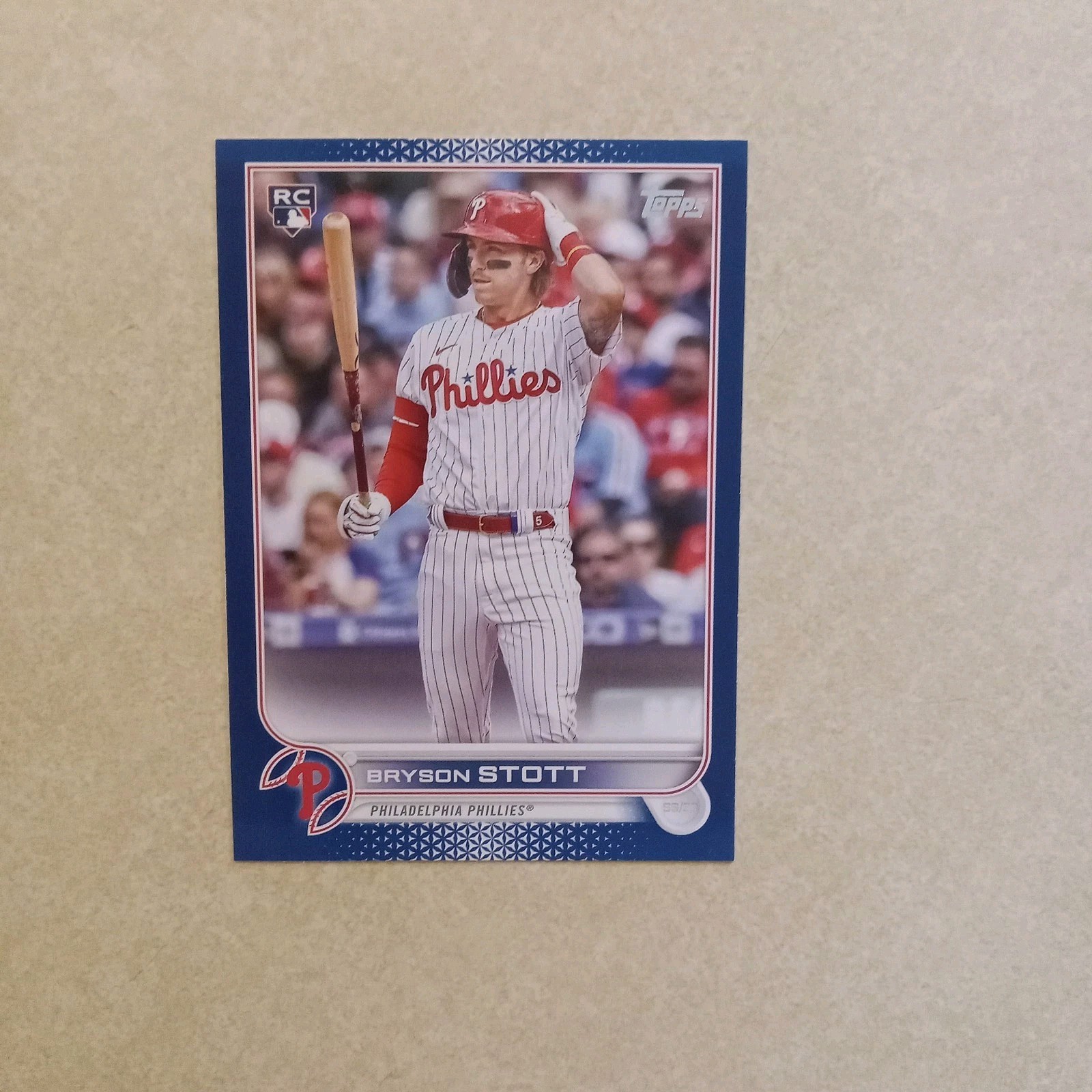 2022 Topps Update Series - Bryson Stott #US224 Royal Blue (RC)