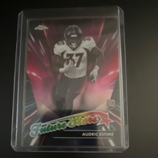 Topps 2024 Chrome Future Stars Audric Estimé #FS-24 Denver Rookie Football Card