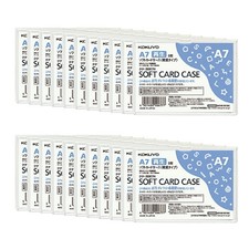 KOKUYO Clear Case, Soft Card Case, A7, Set of 20 Kuke-3067NX20 
