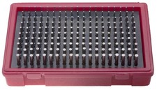 MC-0-M .011-.060" by .001" Minus Tolerance Pin Gage Set - 50 Gages