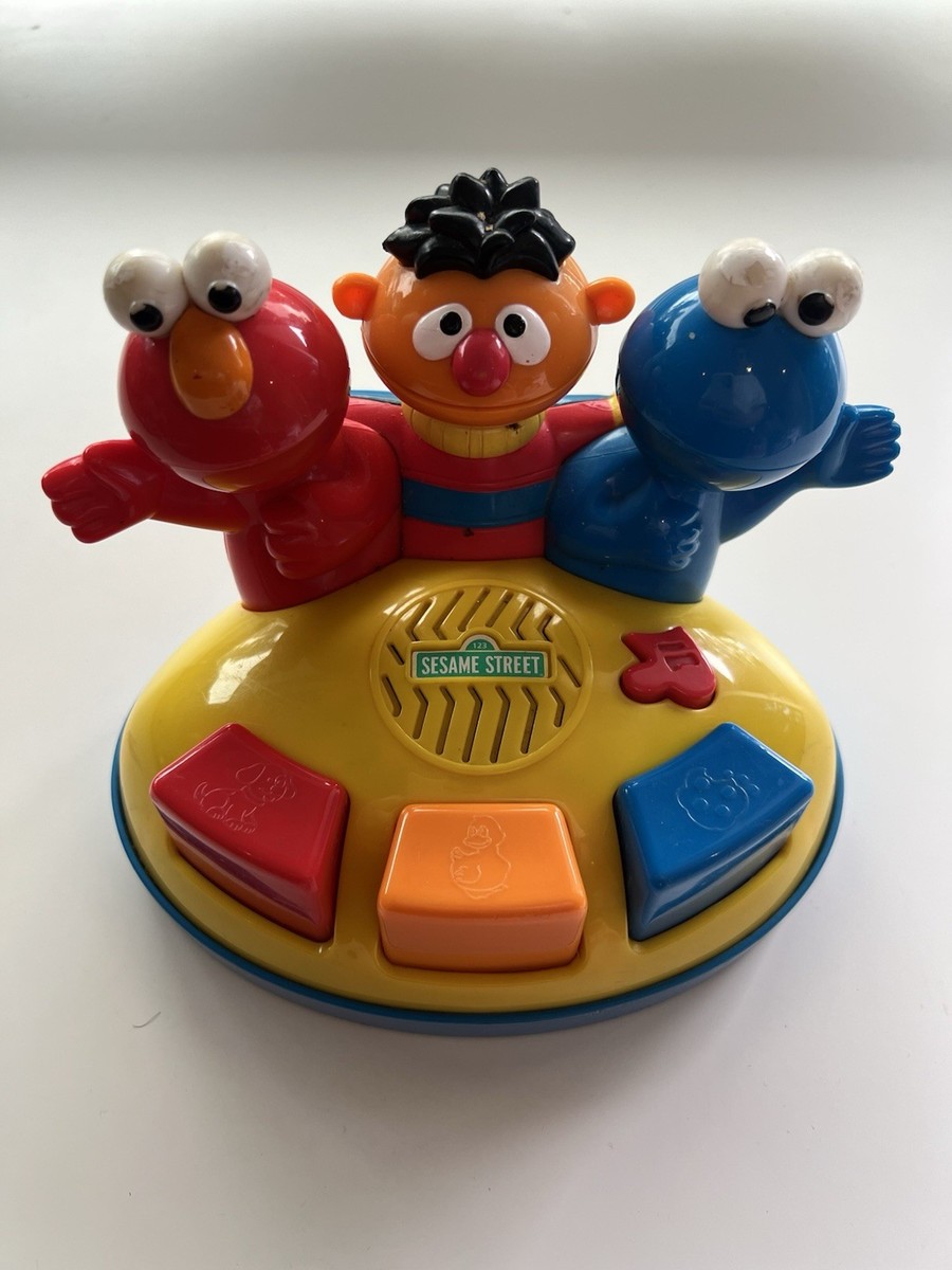 Sesame Street 1990s Pop Up Musical Activity Toy Elmo Cookie