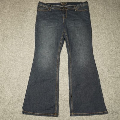 TORRID Luxe Slim Boot Jeans Women's 18T Dark Wash Super Stretch Denim