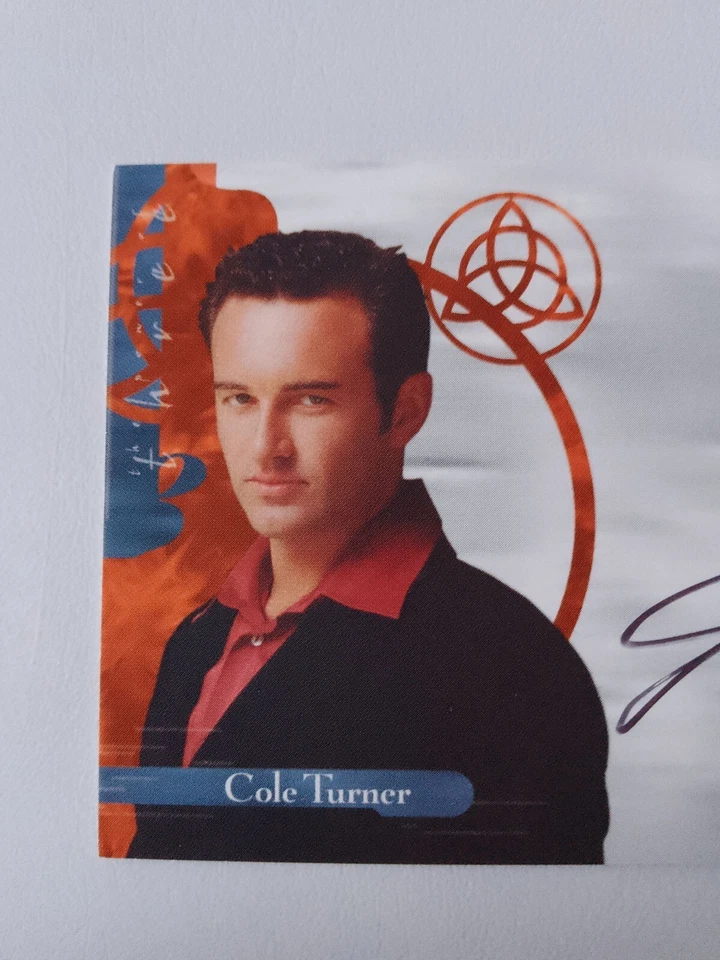 Julian McMahon Inkworks 2003 Charmed Power of Three Autograph A8 Cole Turner - Image 3 of 4