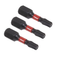 Sealey Trx-Star* T20 Schlagkraft Werkzeugbits 25Mm - 3 StüCk AK8217