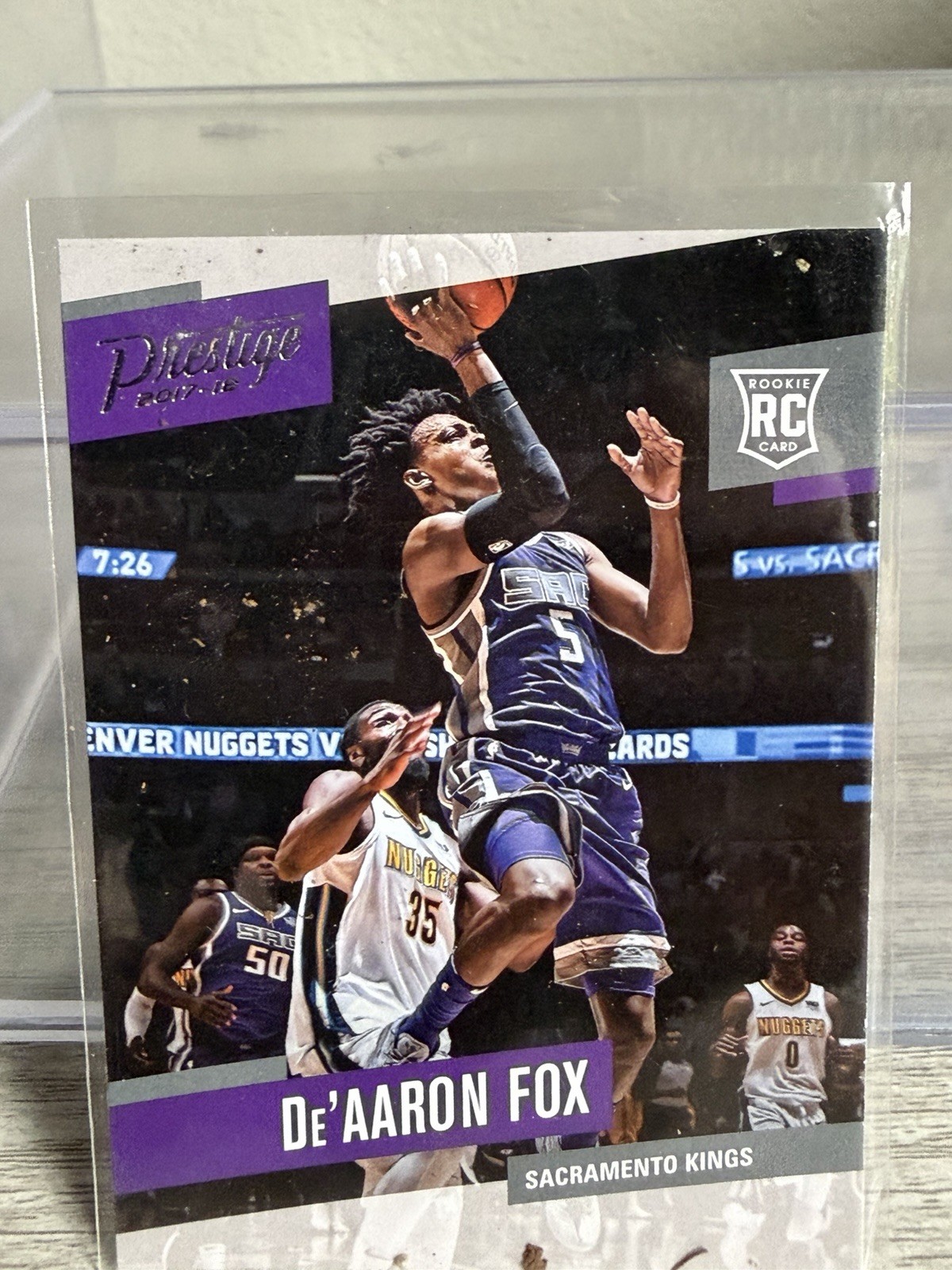 De'Aaron Fox 2017-18 Prestige RC Kings 155