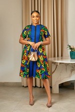 MYTRIBENG AKEYO AFRICAN PRINT DRESS 