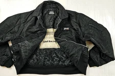 *HOT VTG Men's SCHOTT FLYER'S CWU-R BOMBER MILITARY FLIGHT LINED BLACK Jacket XL