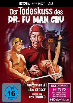 Der Todeskuss des Dr. Fu Man Chu - Christopher Lee [4K-Mediabook: UHD+Blu-ray]