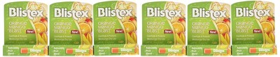 Blistex Lip Protectant SPF 15 Orange Mango Blast.15 oz (Pack of 6)