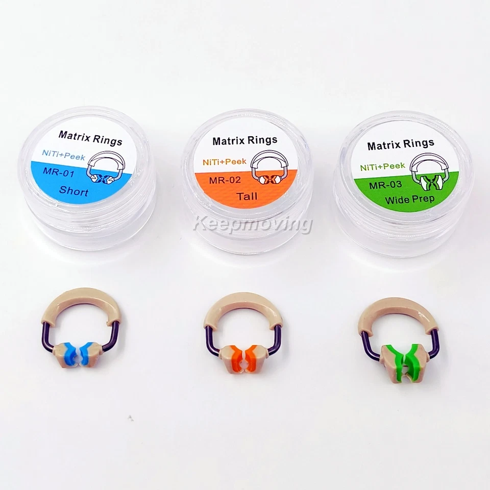 Dental Matrix Bands 3D Separator Ring Sectional Matrice Clamp Fit for Garrison - Image 3 of 4