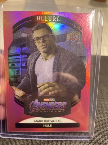 2022 Upper Deck Marvel Allure Pink Mark Ruffalo as Hulk 17/23 RARE! - Picture 1 of 5