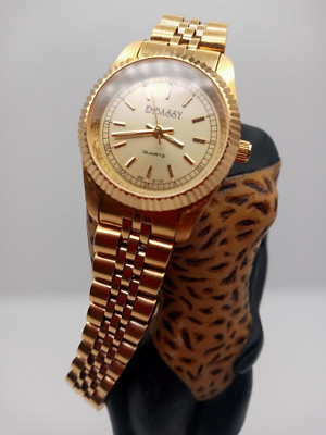 Embassy by Gruen Ladies Gold Tone Wristwatch - BRAND NEW!!
