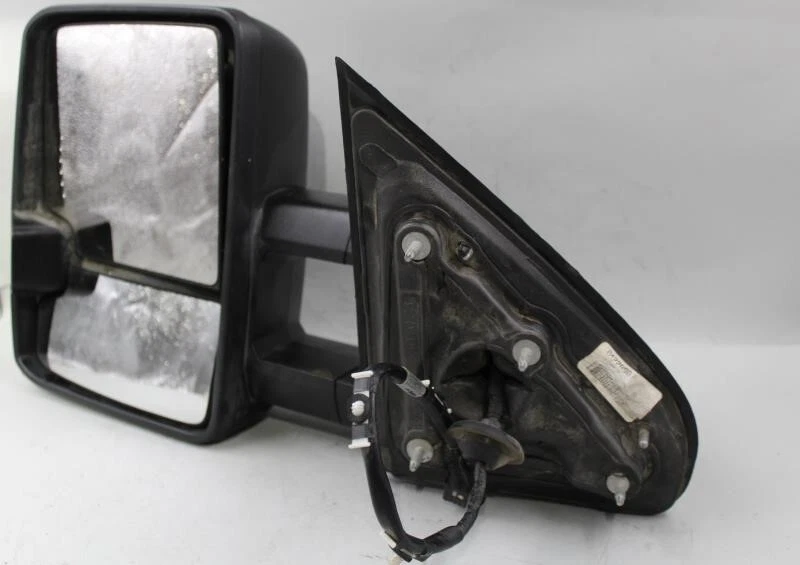 Left Driver Side Black Door Mirror Fits 15-19 CHEVROLET SILVERADO 3500 OEM 32190 - Image 3 of 4