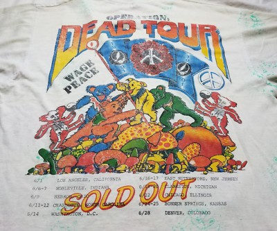 Grateful Dead Shirt Vintage shirt 1991 Without A Net Tour
