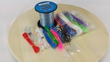 Plastic Lace Lacing Landyard Cord  Rings Lot Craft Crafting Creatology