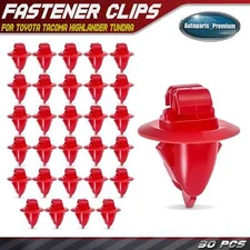 30Pcs 17mm Nylon Fender Moulding Fasteners Clips for Toyota Tacoma 01-12 Tundra