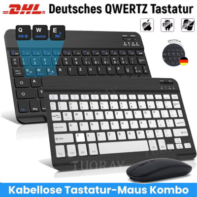 QWERTZ Bluetooth Tastatur Maus Für Teclast T60 T50 T40 M50 M40/Pro P50 P40 P30/S