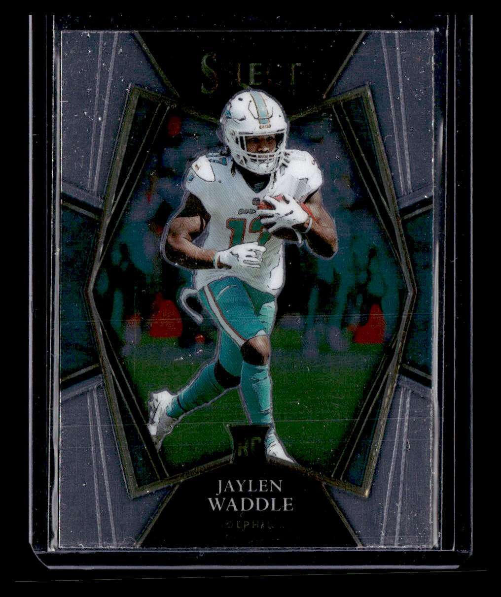 Jaylen Waddle 2021 Panini Select #148 RC Premier Level