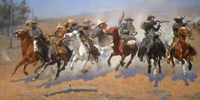 A Dash for the Timber by Frederic Remington Western Giclee Art Print Ships Free
