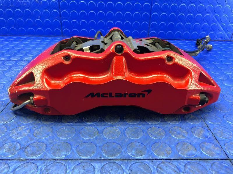 2016-2021 MCLAREN 570S OEM FRONT RIGHT CARBON CERAMIC BRAKE CALIPER RED