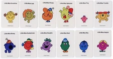 VINTAGE 1970s Newsagent Roger Hargreaves Little Miss Greythorne Swap Cards Set