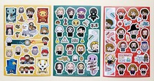 Harry Potter/ Stickers sheets. Lot Of 3.