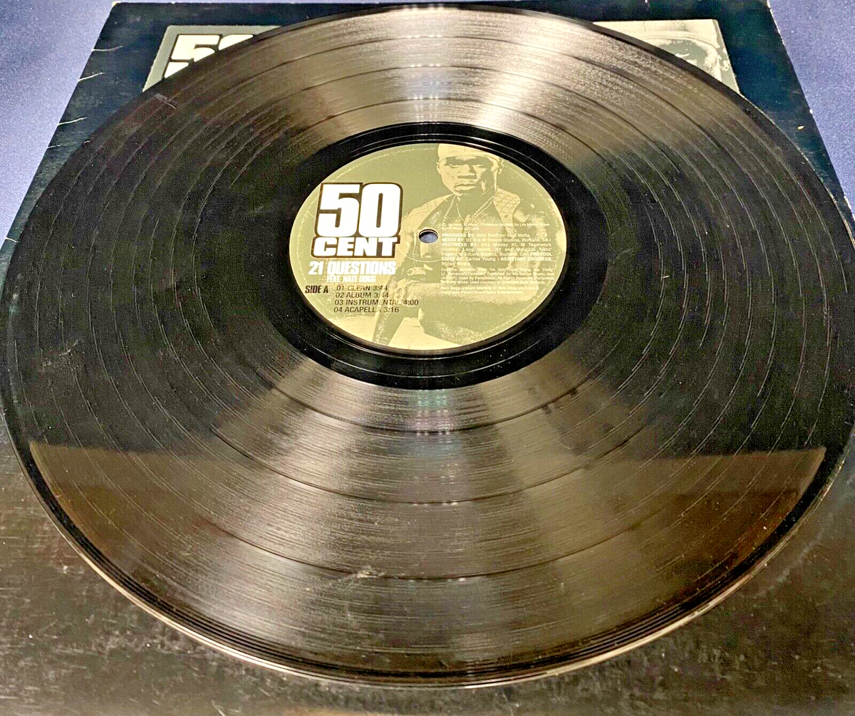 50 Cent - 21 Questions Feat. Nate Dogg - Record - Single LP 50 Cent - 21 Questions Feat. Nate Dogg - Record - Single LP