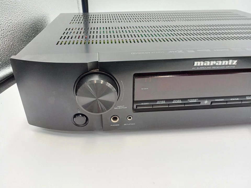 Marantz NR1710 7.1ch AV Receiver Good Condition Used w/Accessories - Image 2 of 4